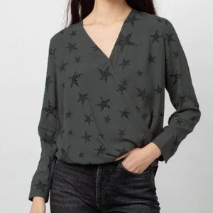Hillary Star Surplice Top